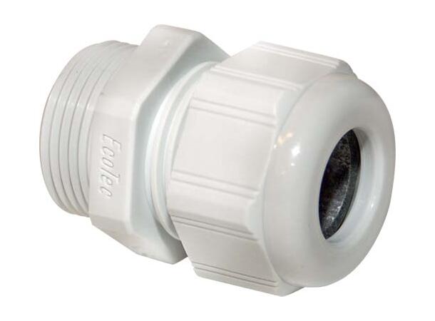Cable gland PG16, PVC, incl PVC nuts For 22,5mm hull, kabeldiameter 10-14 mm 